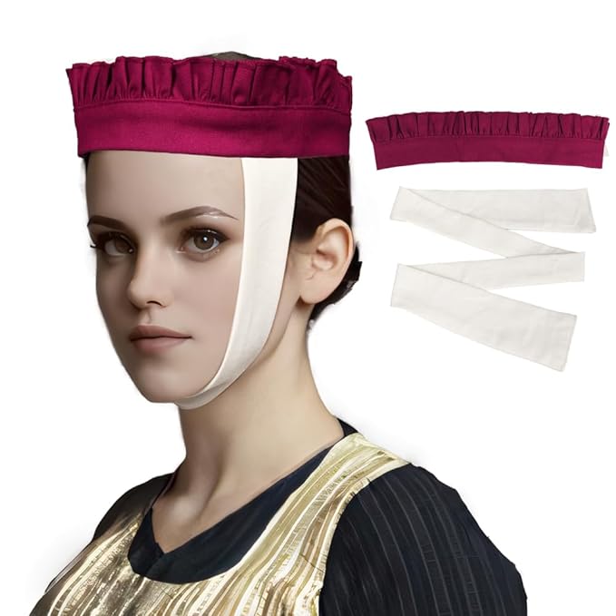 Medieval Linen Headband for Women