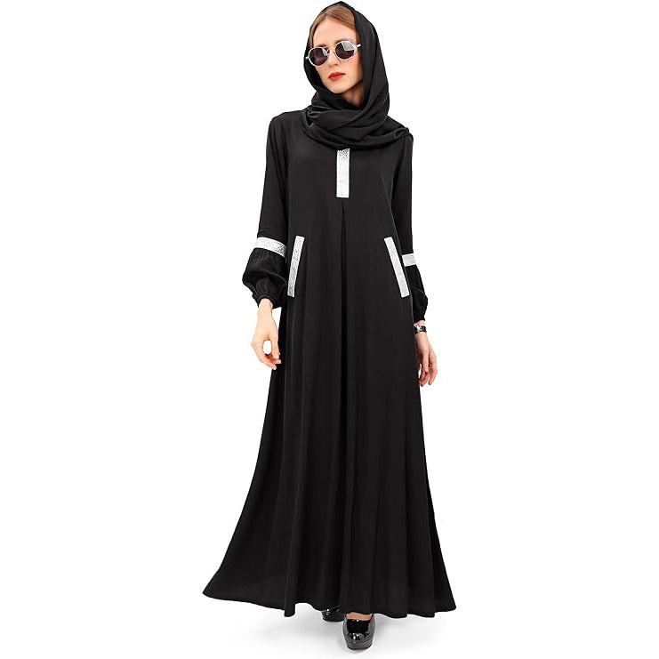 Muslim Women Dress Long Sleeve Abayas Dress