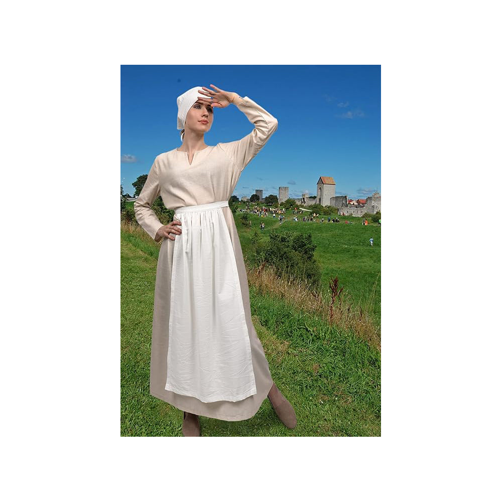 Medieval Underdress Linen Tunic Dress