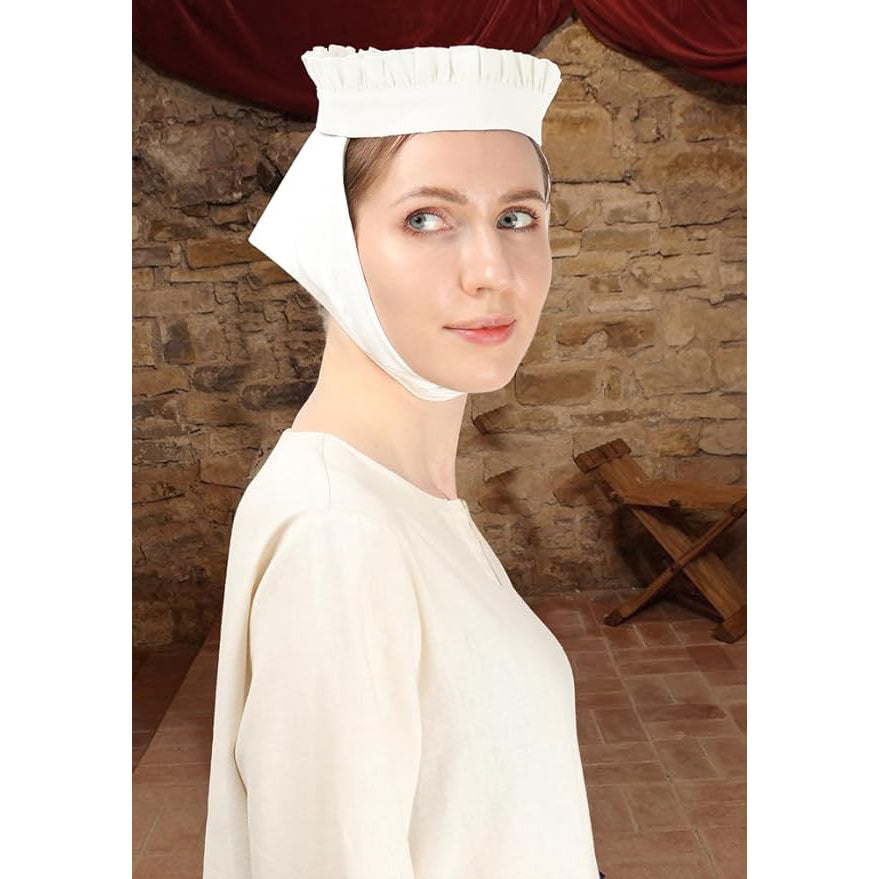 Medieval Linen Headband for Women