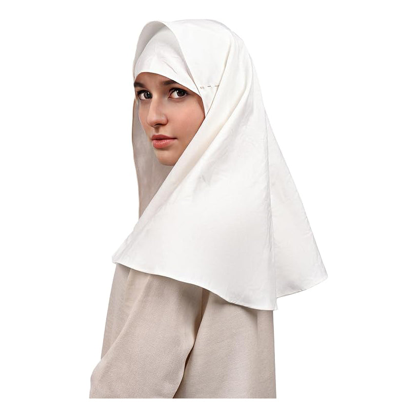 Medieval Women White Headscarf