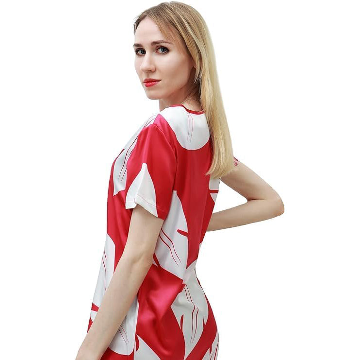 Christmas Leaf Dress Hawaiian Daily Wear Dresses Women