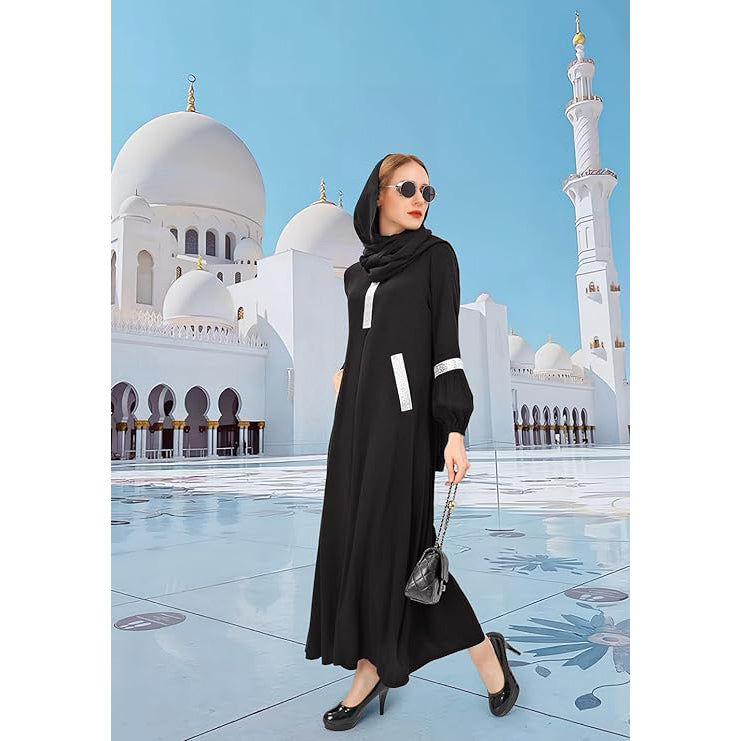 Muslim Women Dress Long Sleeve Abayas Dress