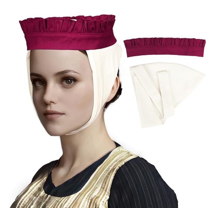 Medieval Linen Headband for Women