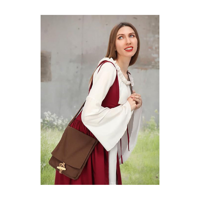 Renaissance Medieval Small Pilgrim Pouch Bag Shoulder Bag