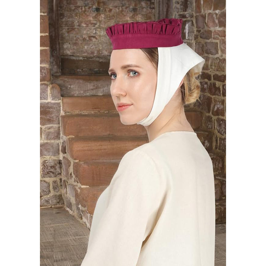 Medieval Linen Headband for Women