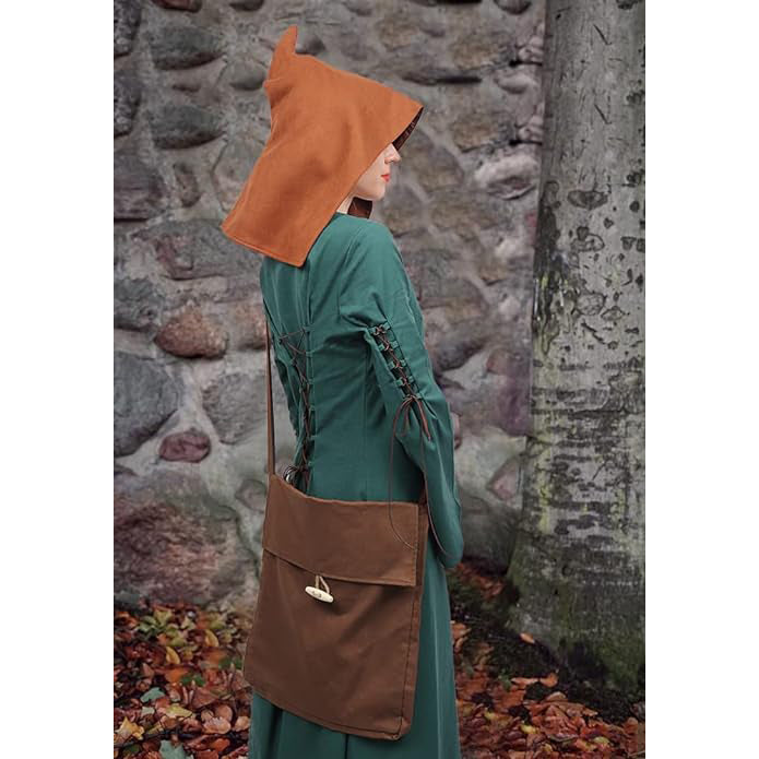 Renaissance Medieval Small Pilgrim Pouch Bag