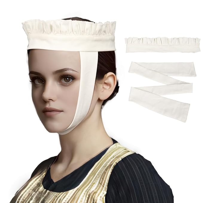 Medieval Linen Headband for Women