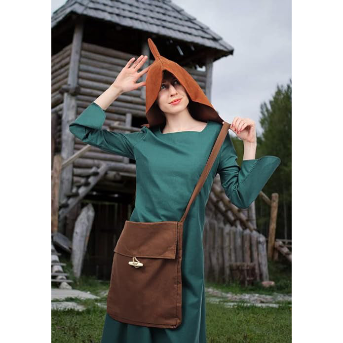 Renaissance Medieval Small Pilgrim Pouch Bag